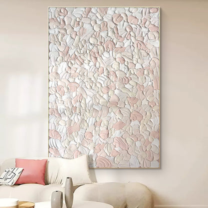 Petal Drift-Pink Botanical Texture Field-AURA160