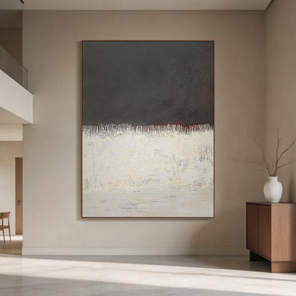 Wabi Sabi Style Black Beige Minimalist Home Decor Piece AURA264