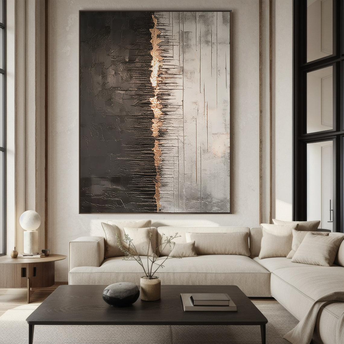 Fracture Silence-Black & White Spatial Field-AURA091