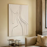 Minimalist Beige Wall Art for Living Room Bedroom Home Decor AURA284