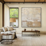 Beige General Abstract Wall Art for Modern Living Room Decor AURA290
