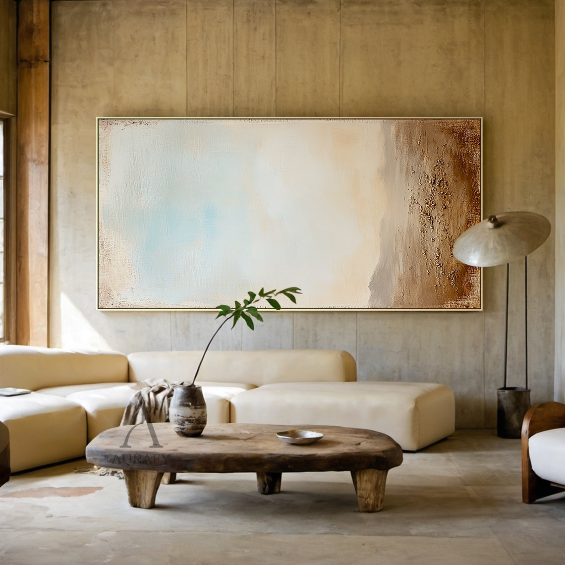 Minimalist Desert Landscape Wall Art - AURA699