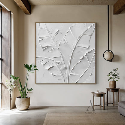 Modern Beige 3D Textured Painting for Living Room Home Decor AURA295