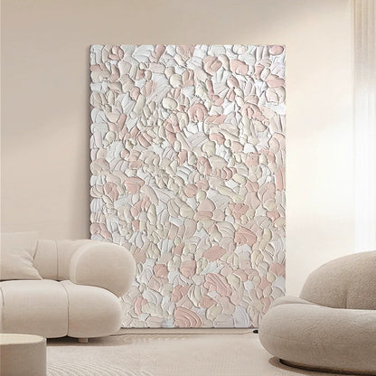 Petal Drift-Pink Botanical Texture Field-AURA160