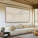 Minimalist Beige Wall Art for Living Room Bedroom Home Decor AURA284