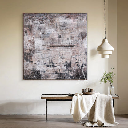 General Abstract Black Gray Wall Art for Living Room Decor AURA255