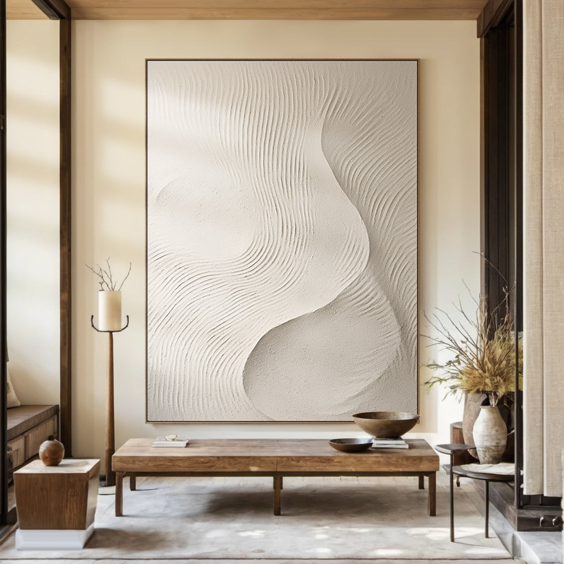 Silent Dune-Beige Spatial Field-AURA094
