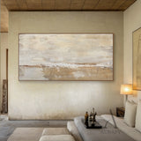Beige General Abstract Wall Art for Modern Living Room Decor AURA290