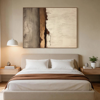 Wabi Sabi Brown Beige Ceramic Home Decor for Living Room AURA372