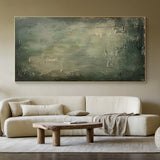 Verdant Stillness-Green 3D Textured-AURA081