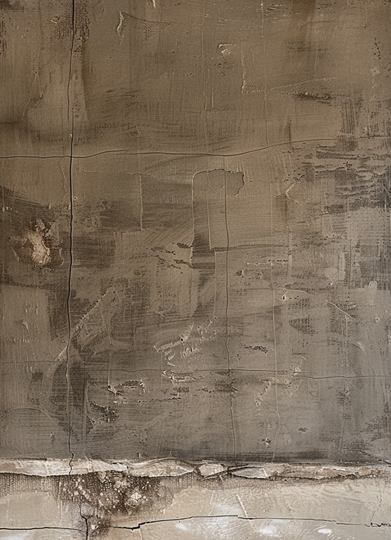 Wabi Sabi Brown Abstract Textured Wall Art Living Room Decor AURA209