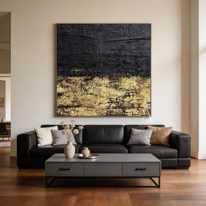 Black General Abstract Wall Art for Modern Home Office Decor AURA259