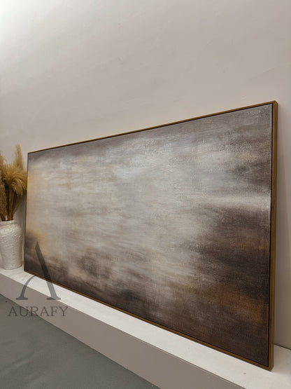 General Abstract Beige Black Wall Art Decor for Home AURA289