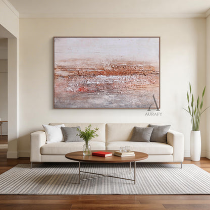 Wabi Sabi Red Beige Home Decor for Cozy Living Spaces AURA250