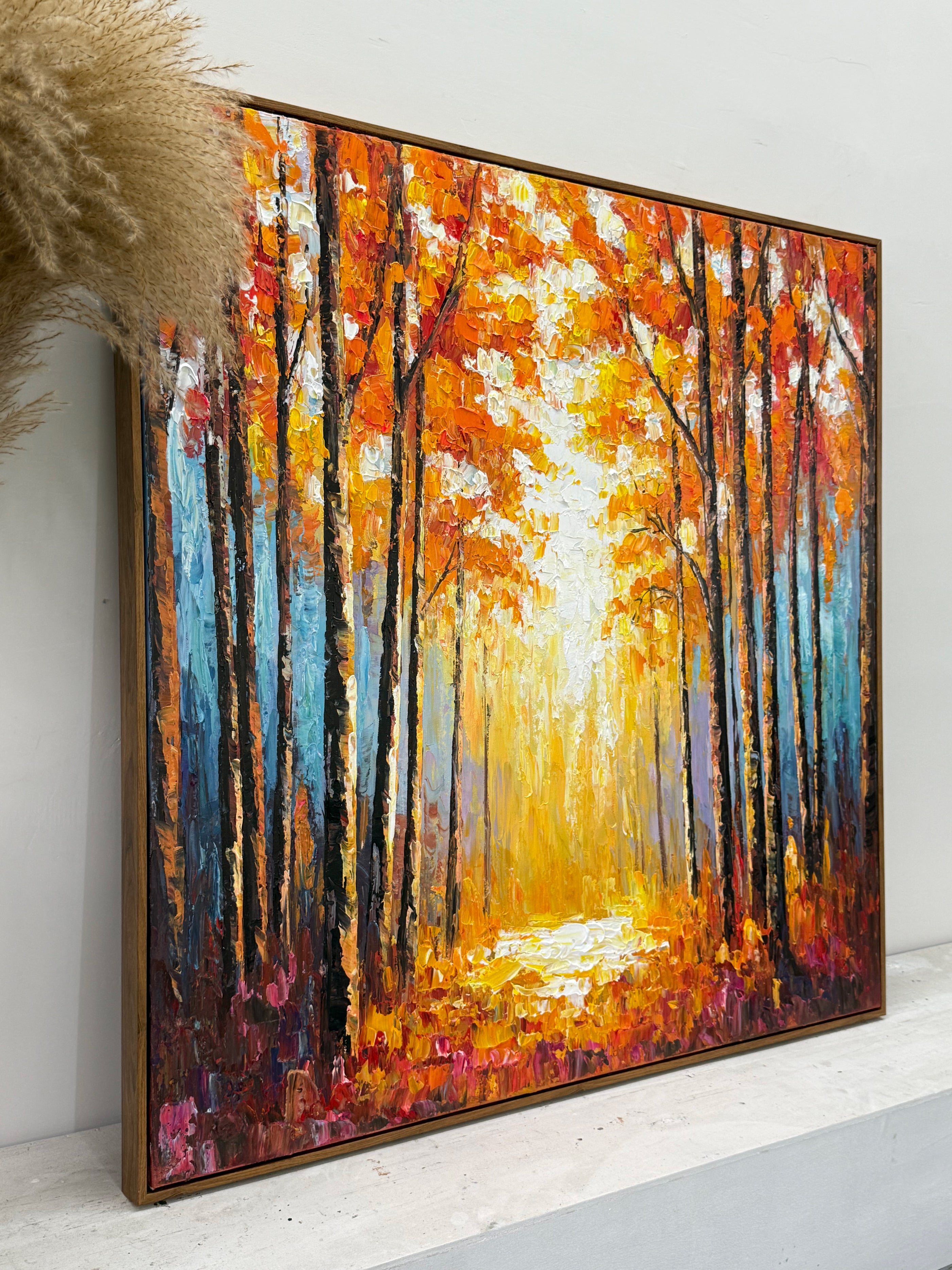 Colorful Landscape Wall Art Rustic Natural Home Decor Piece AURA308