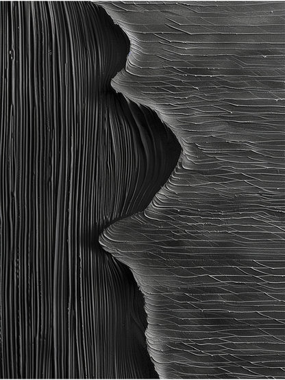 Shadow Tides-Black 3D Textured-AURA058