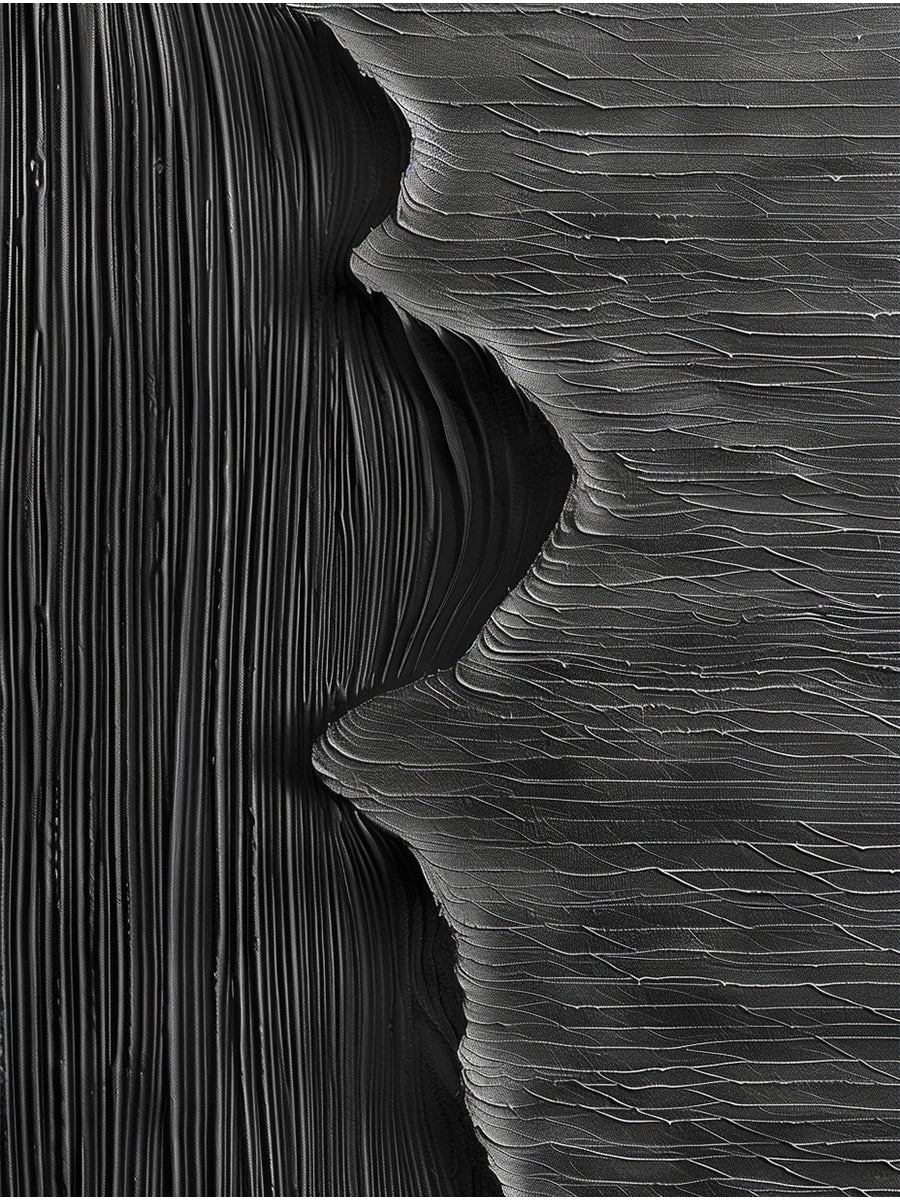 Shadow Tides-Black 3D Textured-AURA058