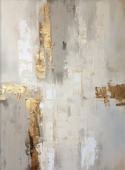 Soft Axis-Yellow & Gray Spatial Field-AURA096