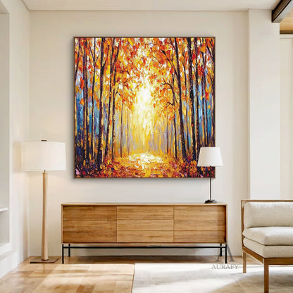 Colorful Landscape Wall Art Rustic Natural Home Decor Piece AURA308