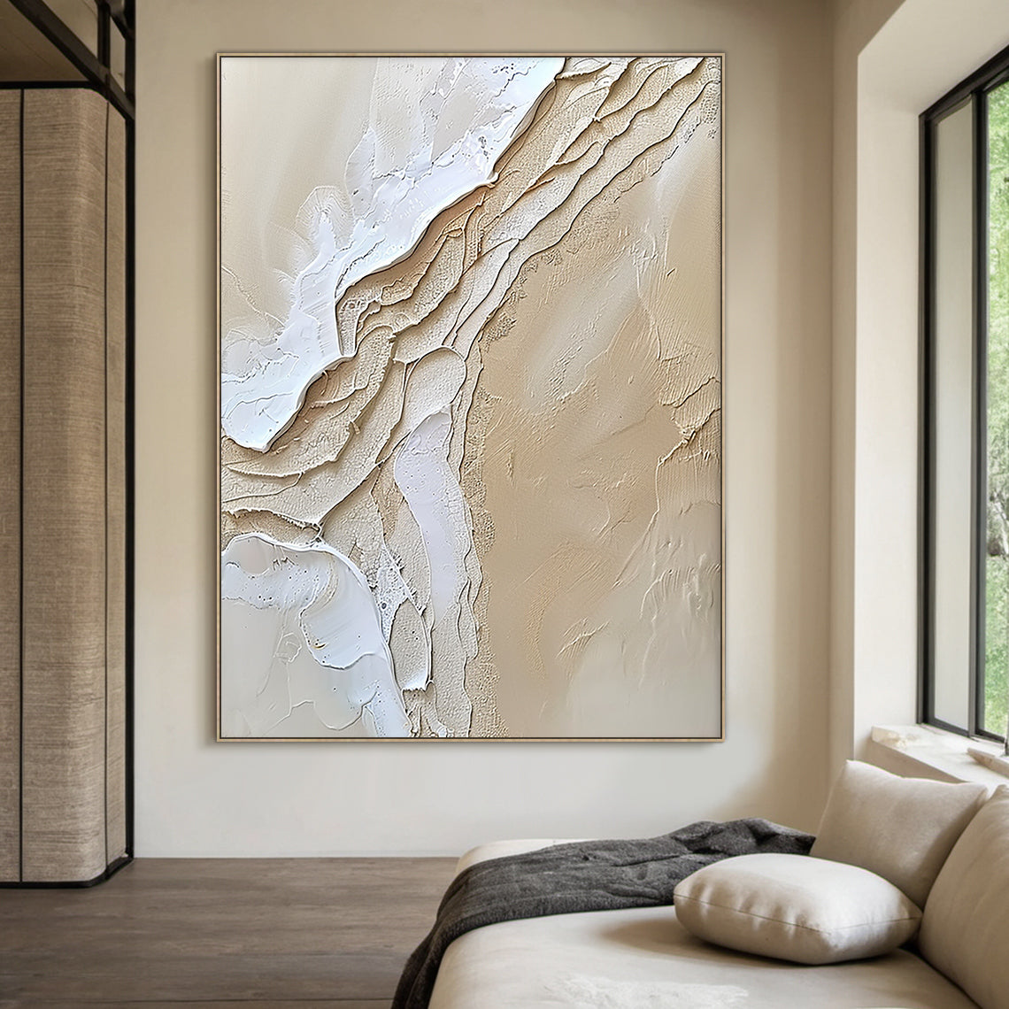 Silent Ridge-Beige Spatial Field-AURA090