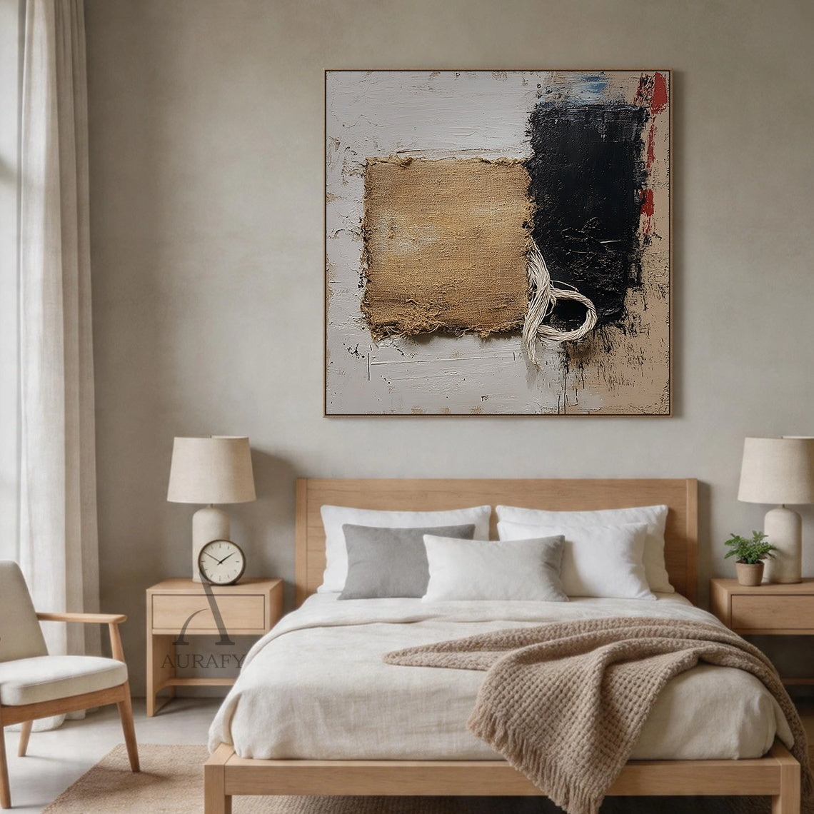 Minimalist Black Wall Art High-Relief Layered Curves Tactile Surface Modern Minimalist Piece AURA428