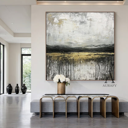 Stylish Minimalist Modern White Abstract Wall Art for Home Decor AURA253