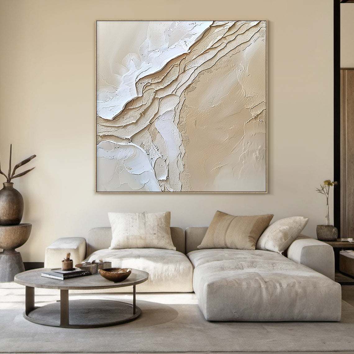 Silent Ridge-Beige Spatial Field-AURA090