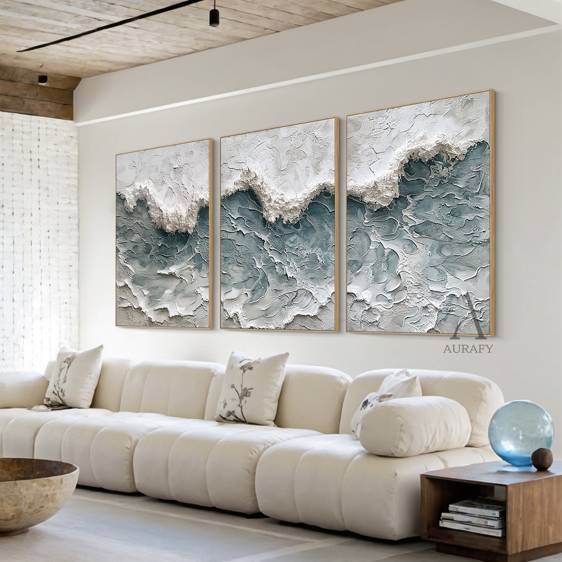 Stylish Blue White Coastal Sea-Inspired Summer Beach Casual Wear AURA327