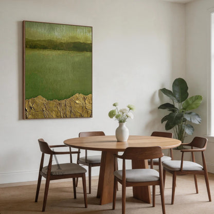 Modern Green Landscape Wall Art Nature Scene Home Decor AURA408