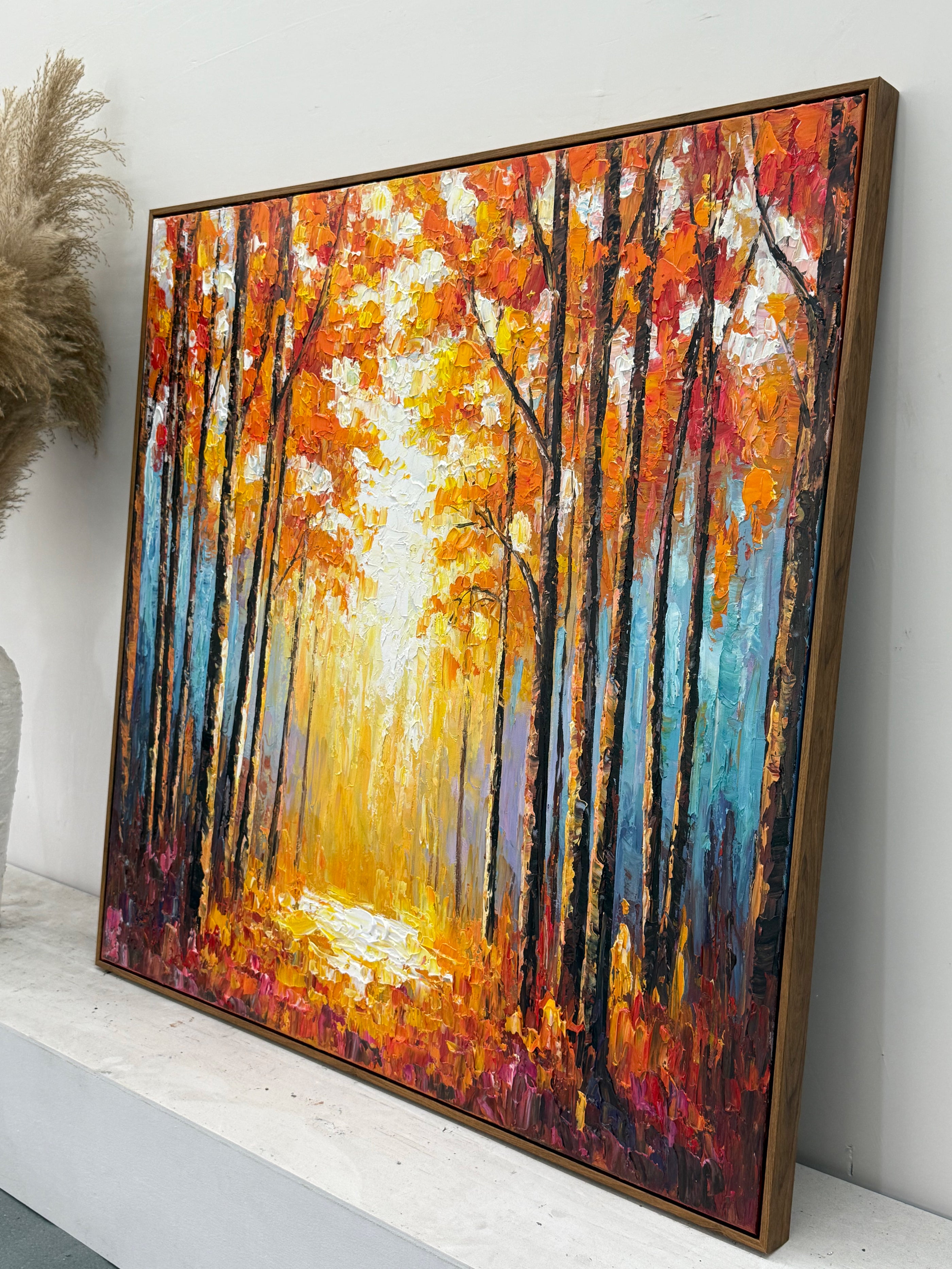 Colorful Landscape Wall Art Rustic Natural Home Decor Piece AURA308