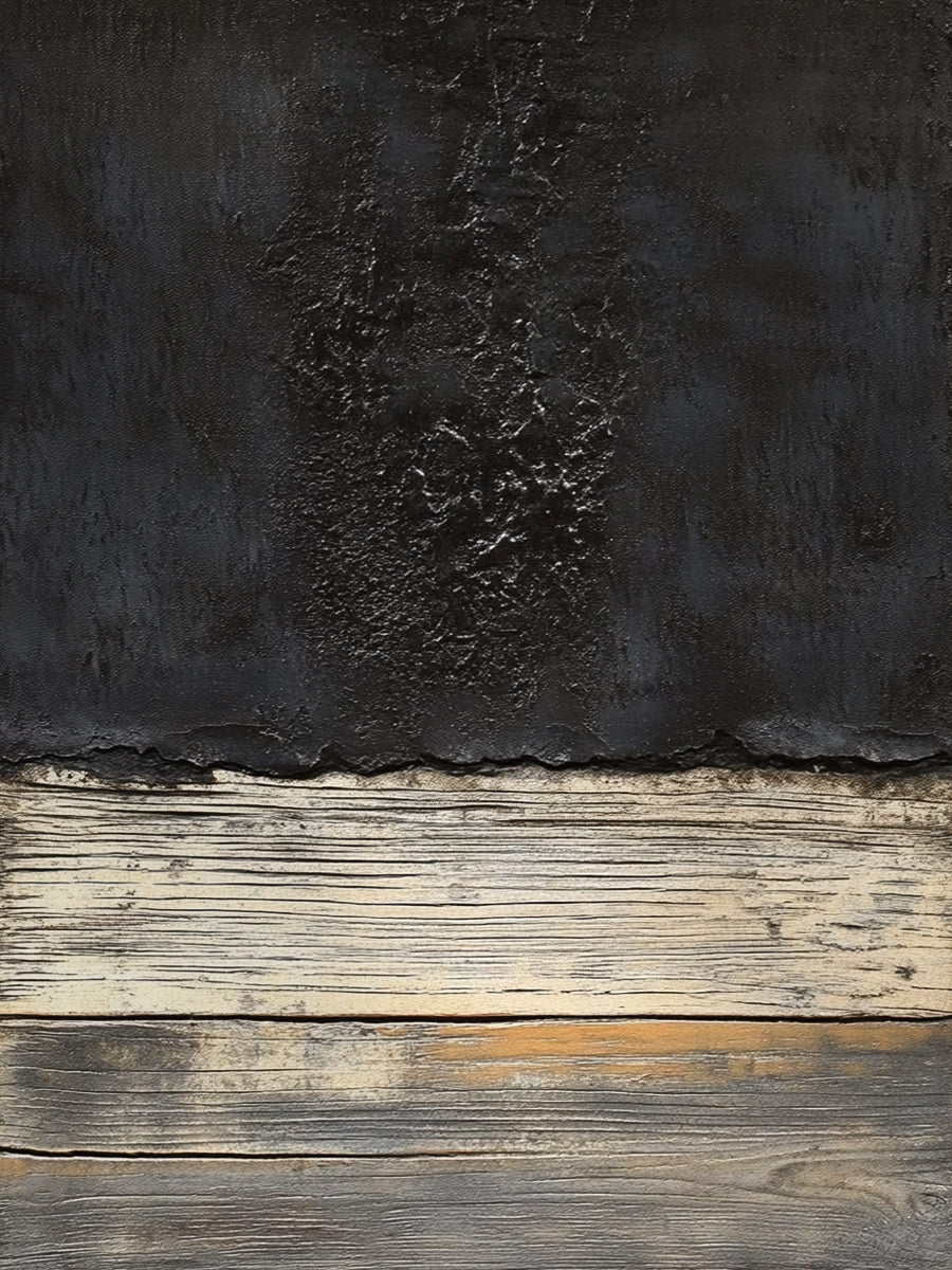 General Abstract Black Beige Wall Art for Home Decor AURA362