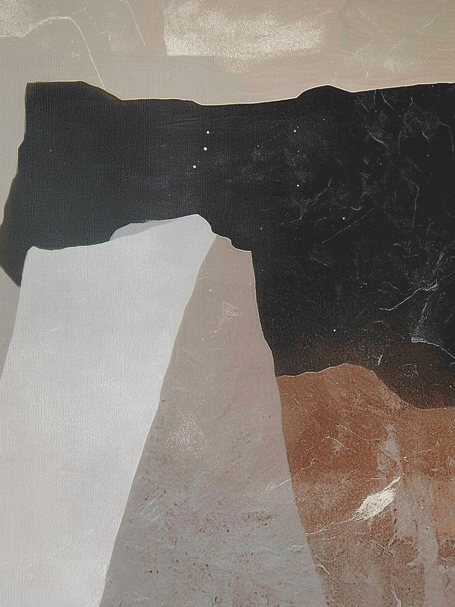 Brown General Abstract Wall Decor Art for Home Living Space AURA378