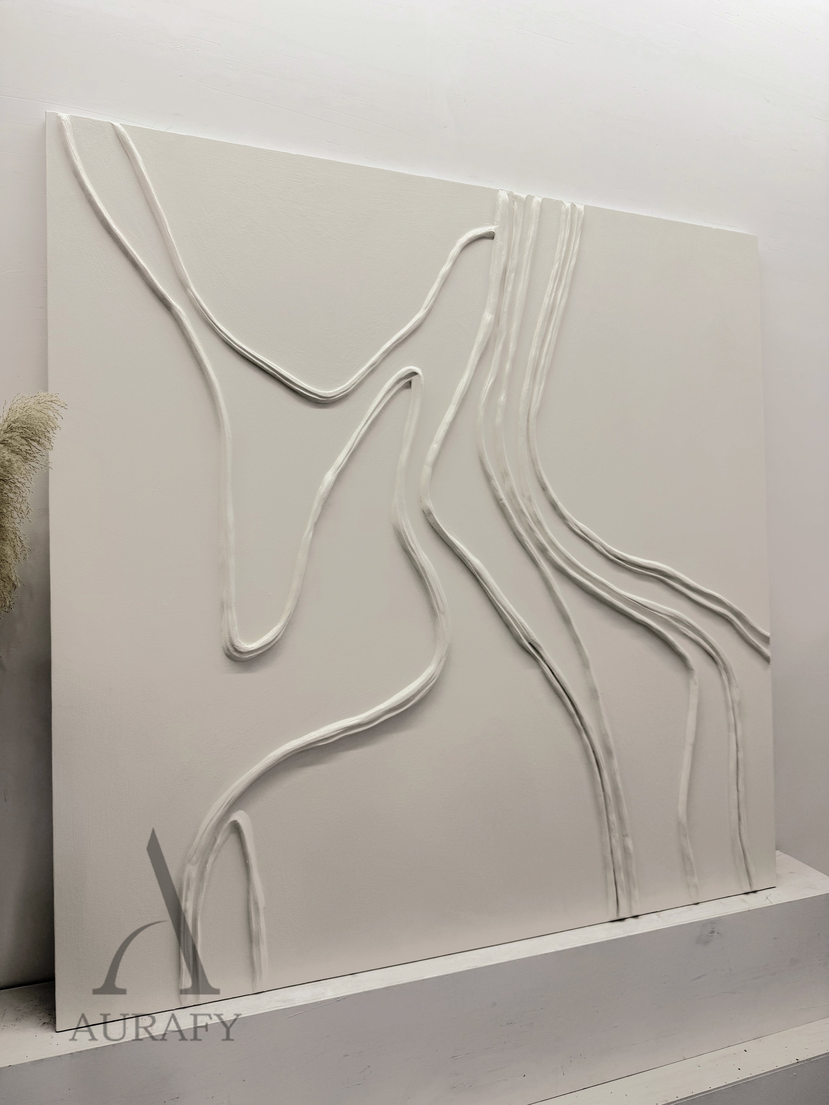 Minimalist Beige Wall Art for Living Room Bedroom Home Decor AURA284