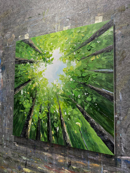 Green Landscape Modern Natural Style Art for Home Decor AURA322