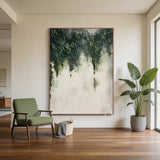 Unique White Abstract Wall Art Minimalist Modern Home Decor AURA261