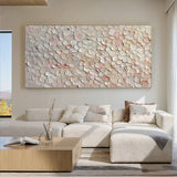 Tactile 3D Textured Brown Abstract Art Modern Organic Sculpted Canvas Wall Decor AURA459