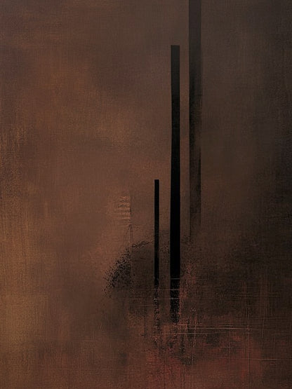 Brown General Abstract Wall Art Decor for Home Living Room AURA380