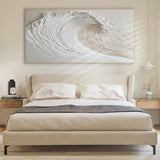 Silent Tides-Ivory & Sand 3D Textured Wall Art-AURA012