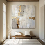 Soft Axis-Yellow & Gray Spatial Field-AURA096