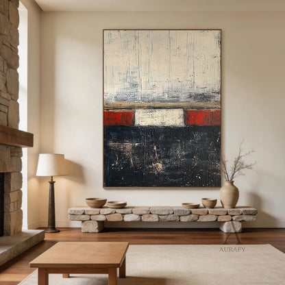Abstract Black Beige Wall Art for Living Room Home Decor AURA273