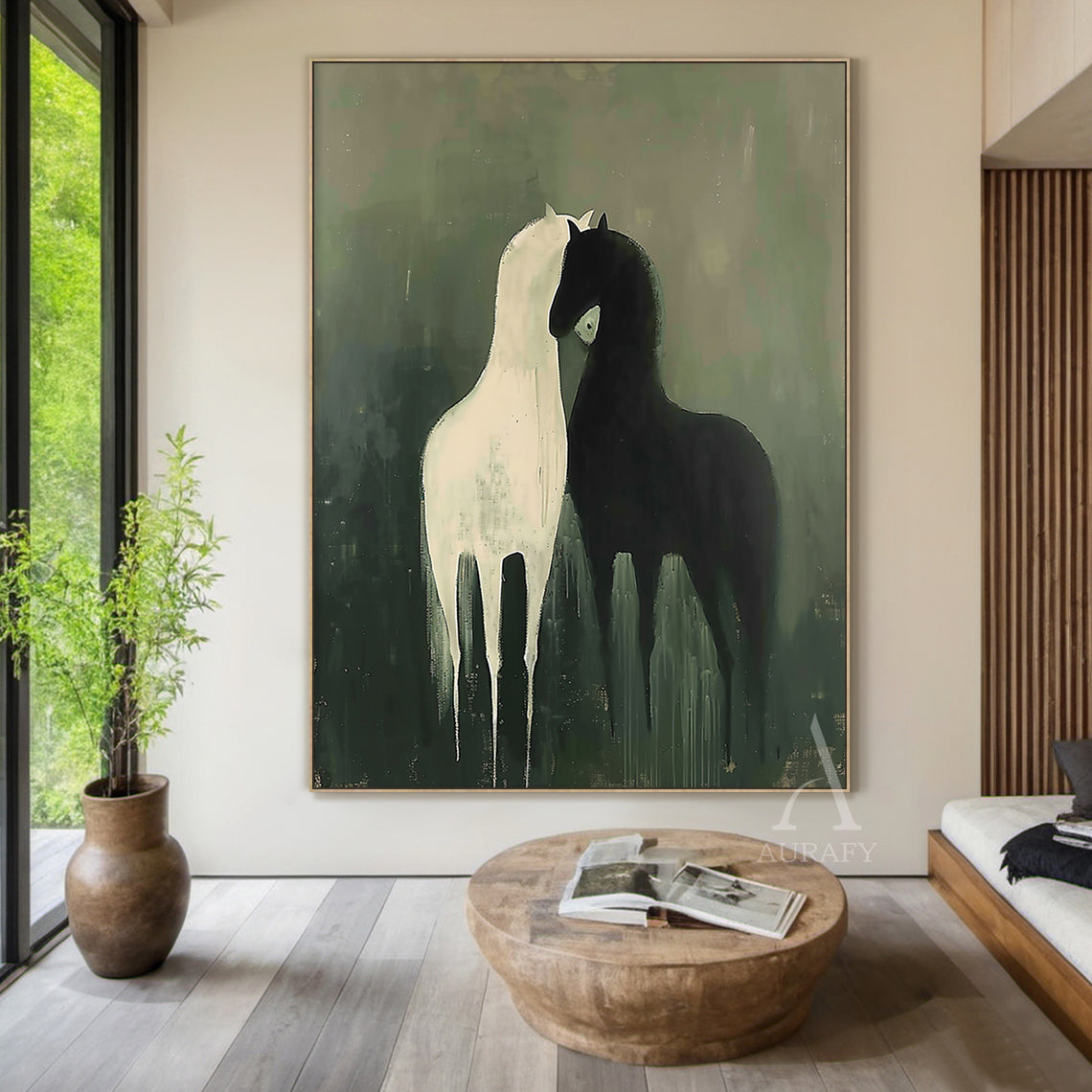 Modern Green Animal Figurine Decor for Home Living Areas AURA336