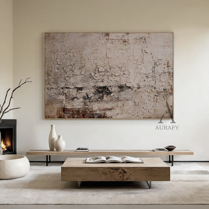 Gray Wabi Sabi Ceramic Vase for Minimalist Living Room Decor AURA242