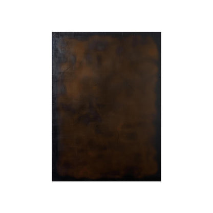 Umber Study, Warm Brown Patina Abstract Wall Art AURA879