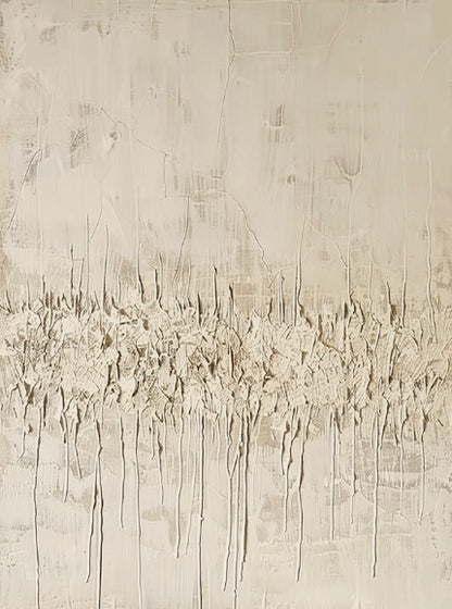 Beige Wabi Sabi Abstract Textured Wall Art for Living Room AURA205