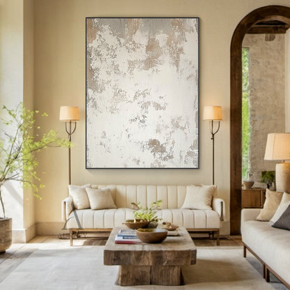 Weathered Plaster Abstract Wall Art - AURA697