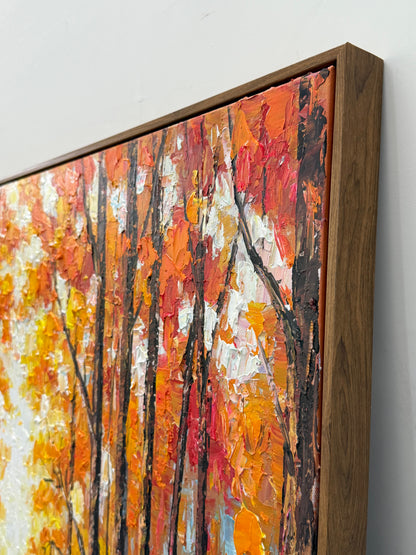 Colorful Landscape Wall Art Rustic Natural Home Decor Piece AURA308