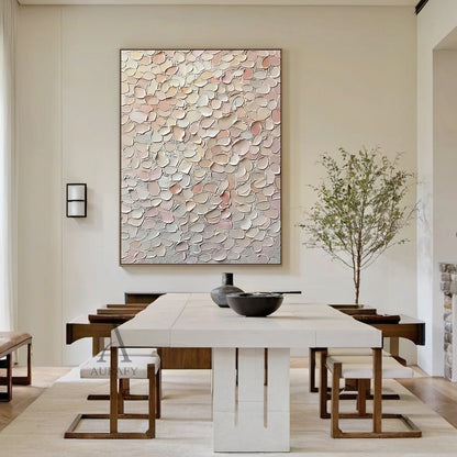 Tactile 3D Textured Brown Abstract Art Modern Organic Sculpted Canvas Wall Decor AURA459