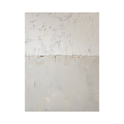 Neutral Beige Wabi-Sabi Textured Abstract Wall Art - AURA812