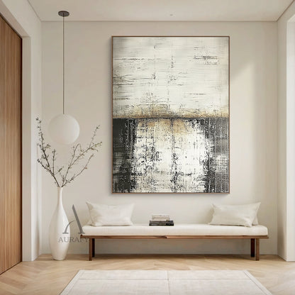 Abstract Beige Gray Art with Tactile Scratch Marks Industrial Vintage Worn Texture AURA631