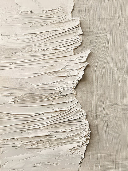 Quiet Tide-Beige Abstract Wall Art-Spatial Field-AURA085